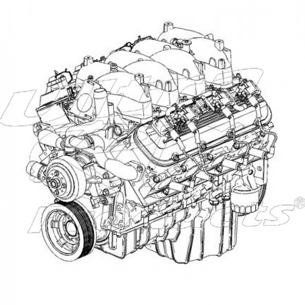 19299574  - 8.1L/496 Engine Asm (MY 2001-2003)